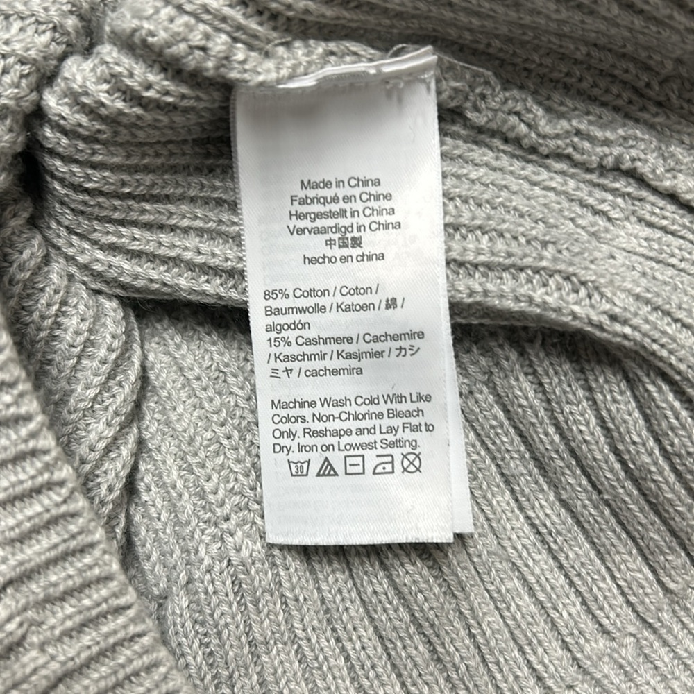 J.Crew Cashmere/Cotton Relaxed Turtleneck Sweater - Size XXS - Picture 10 of 12